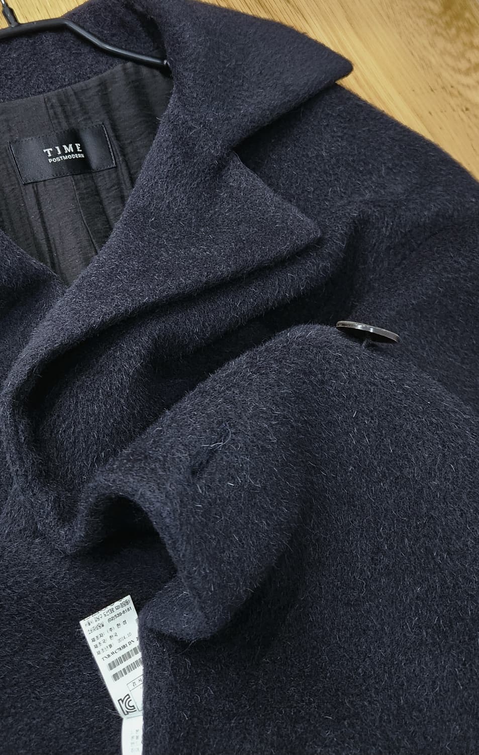 TIME 타임 루즈핏 양모100코트 상품이미지7