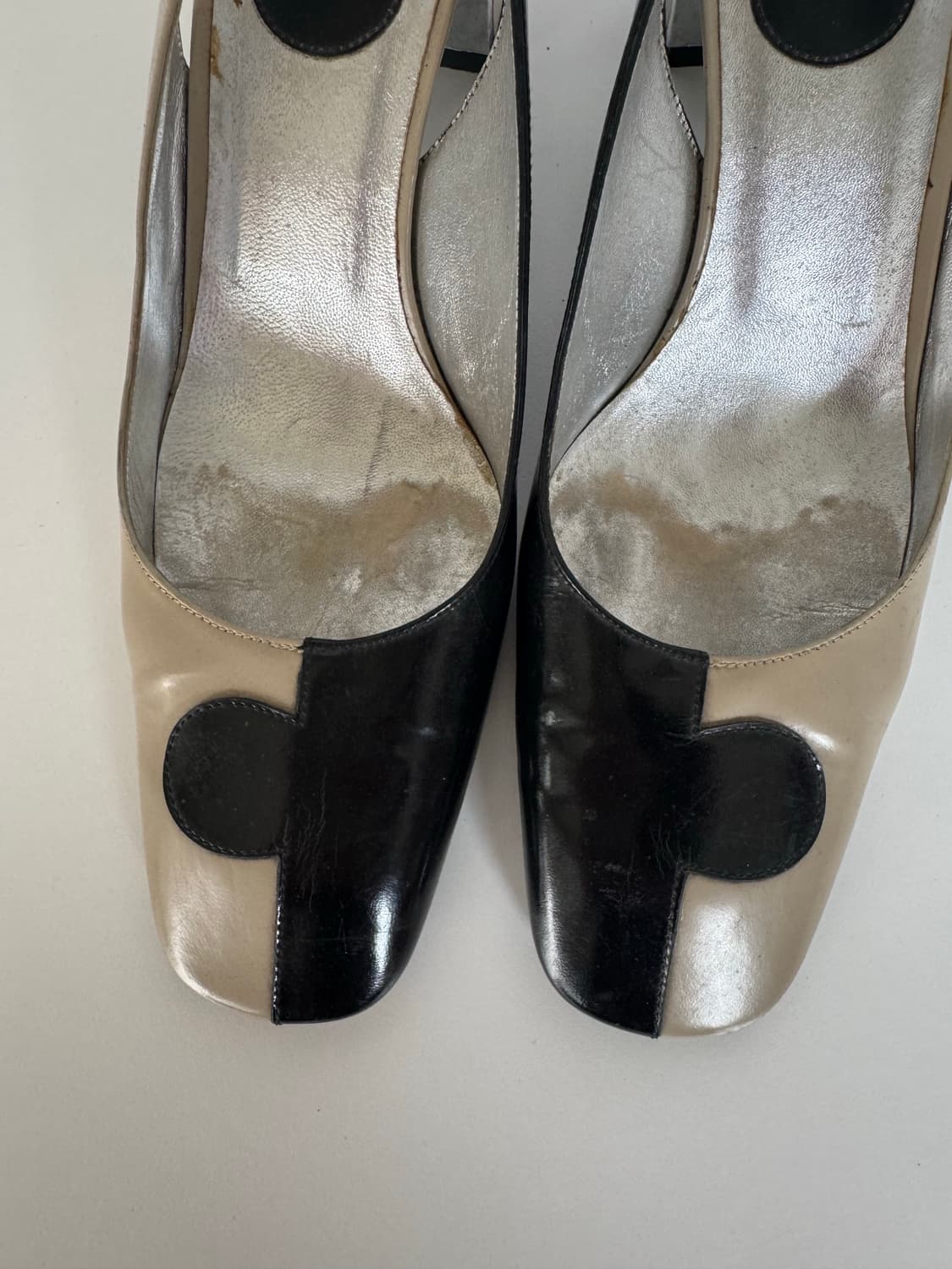 [희귀] 찰스 주르당 80s 컬러블록 슬링백  상품이미지4