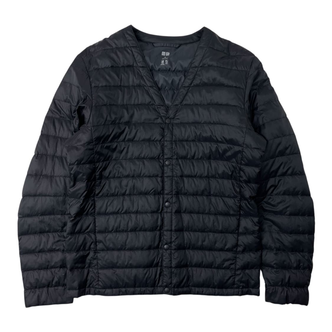 [중고] 유니클로 경량 패딩 블랙 M 상품이미지1