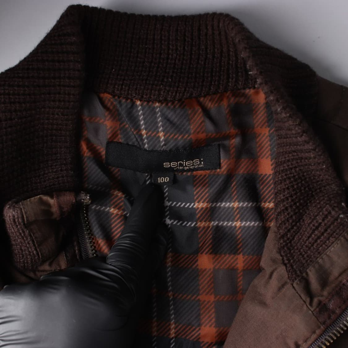 시리즈 딥 브라운 퀼팅 베스트 L 상품이미지6