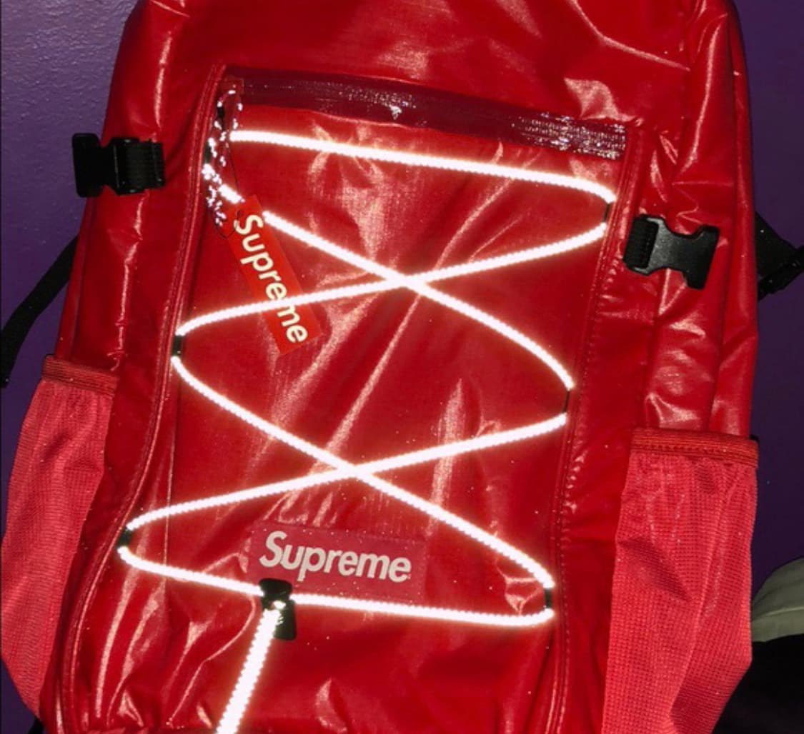 슈프림 17fw 백팩 레드 상품이미지2