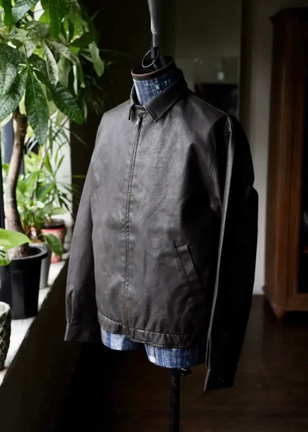 25FW 세단올퍼포즈 빈티지 레더자켓 M새상품 판매 상품이미지6