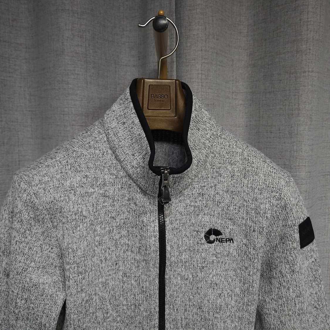 95 ) 네파 남성 기모 니트 후리스 자켓 상품이미지1