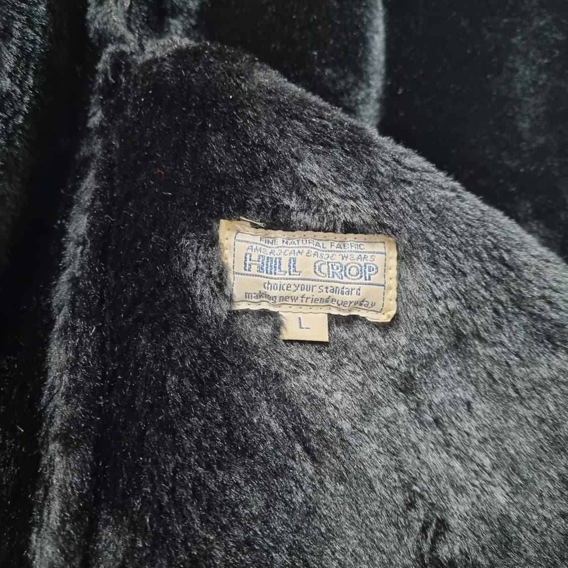 빈티지 스웨이드 더블코트 블랙 - L 상품이미지10