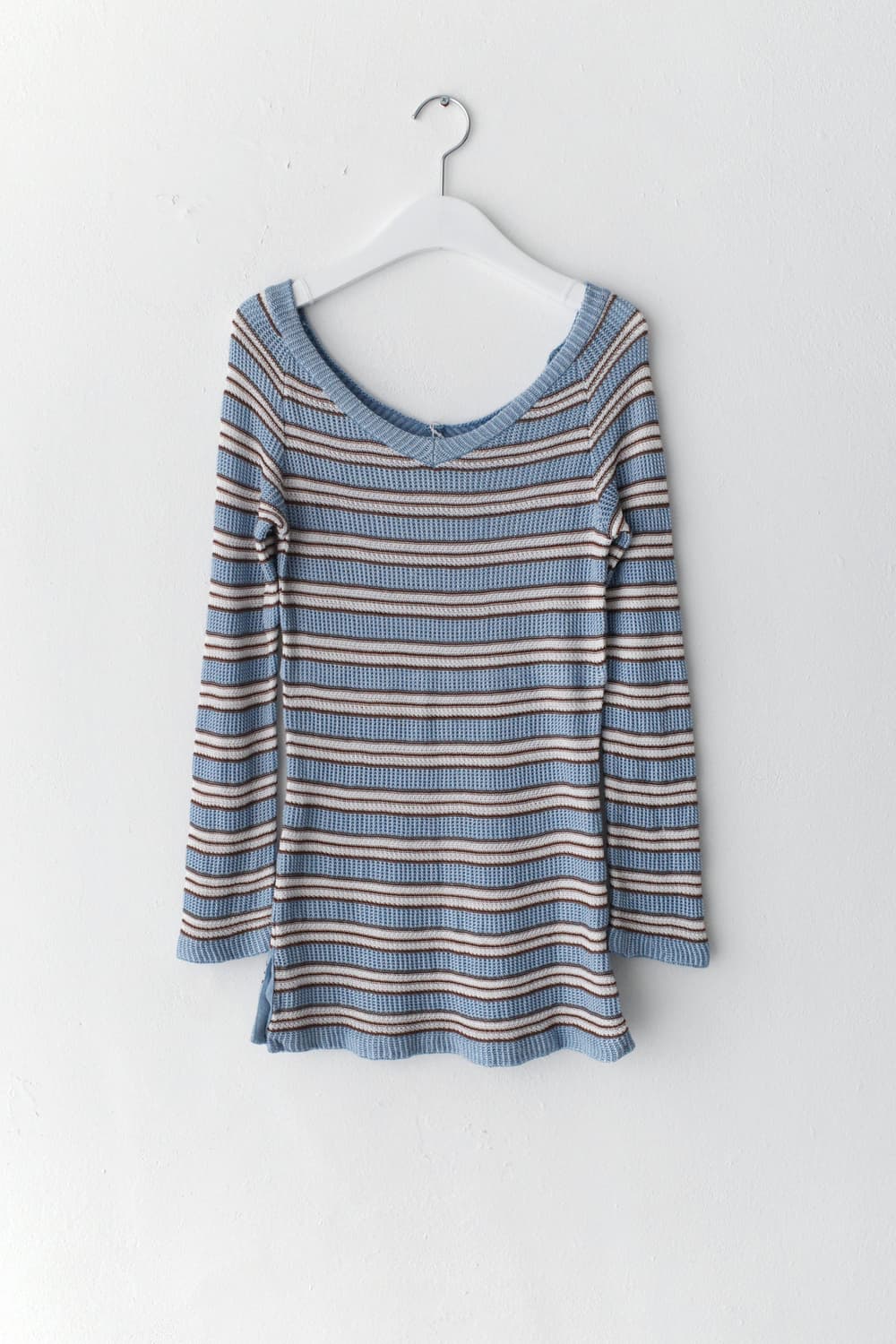 philosophy) stripe deep v-neck knit 상품이미지1