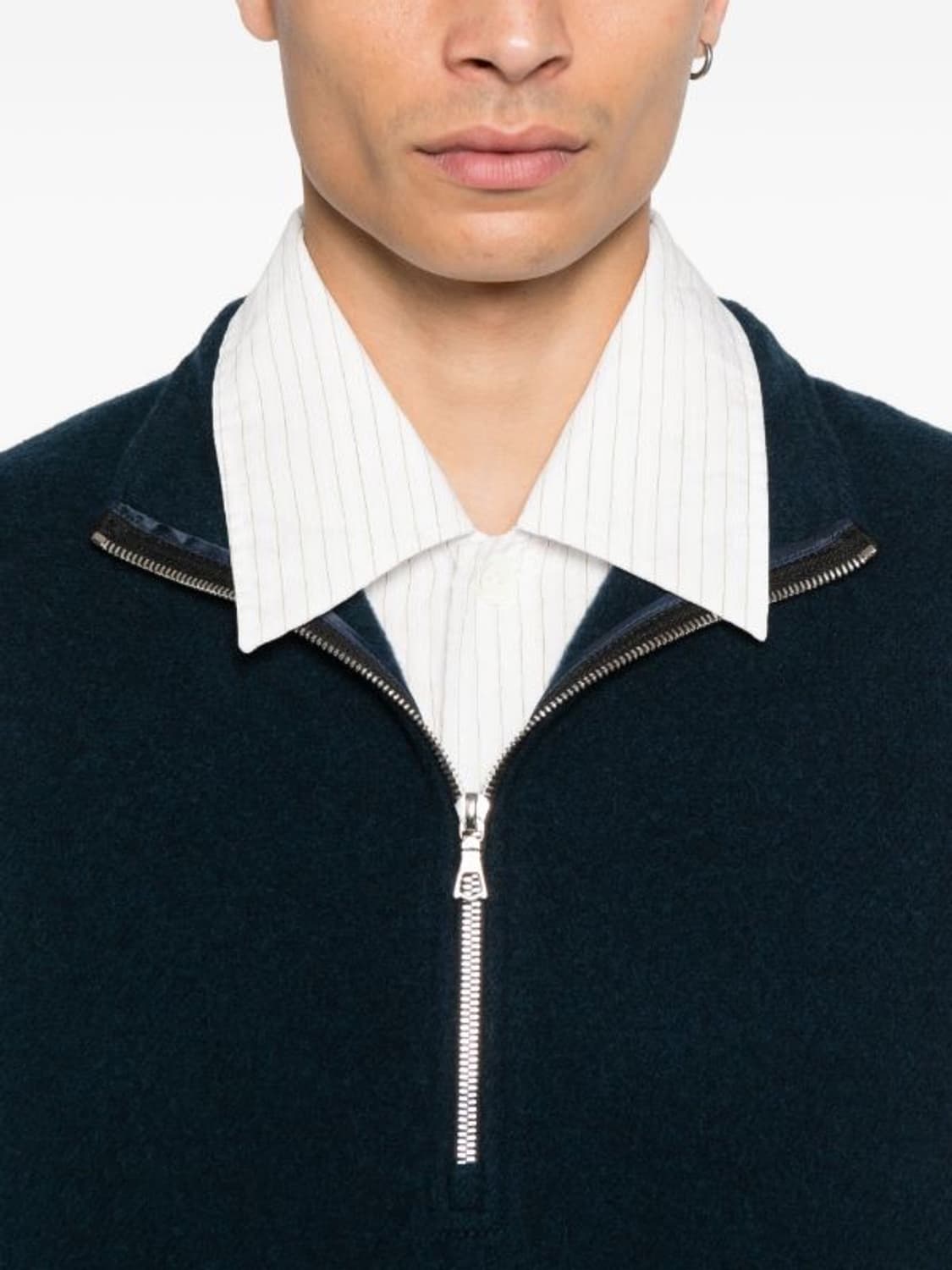 [S,M]리에르 플리스 질레 시티 베스트/네이비 상품이미지2