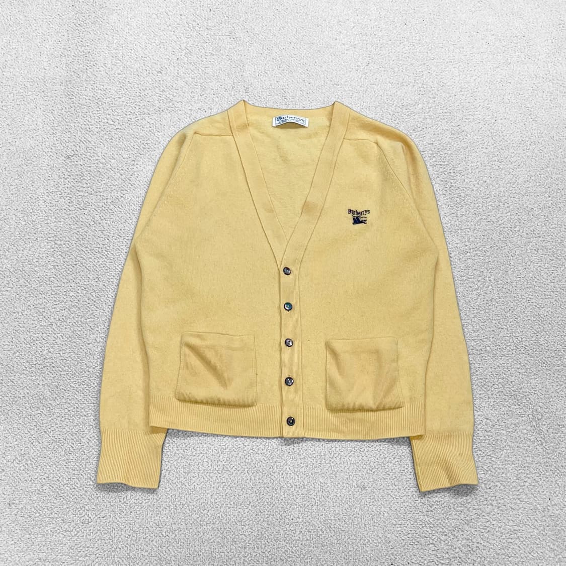 버버리 Burberry 아카이브 기마 로고 브이넥 가디건 상품이미지2