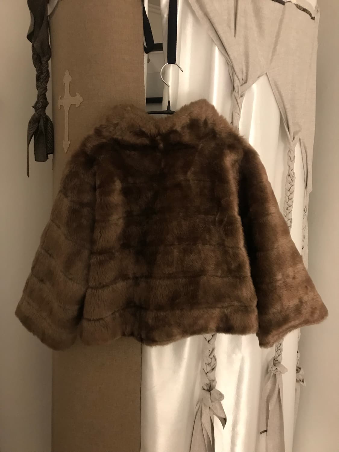 vintage brown fur jacket 상품이미지5