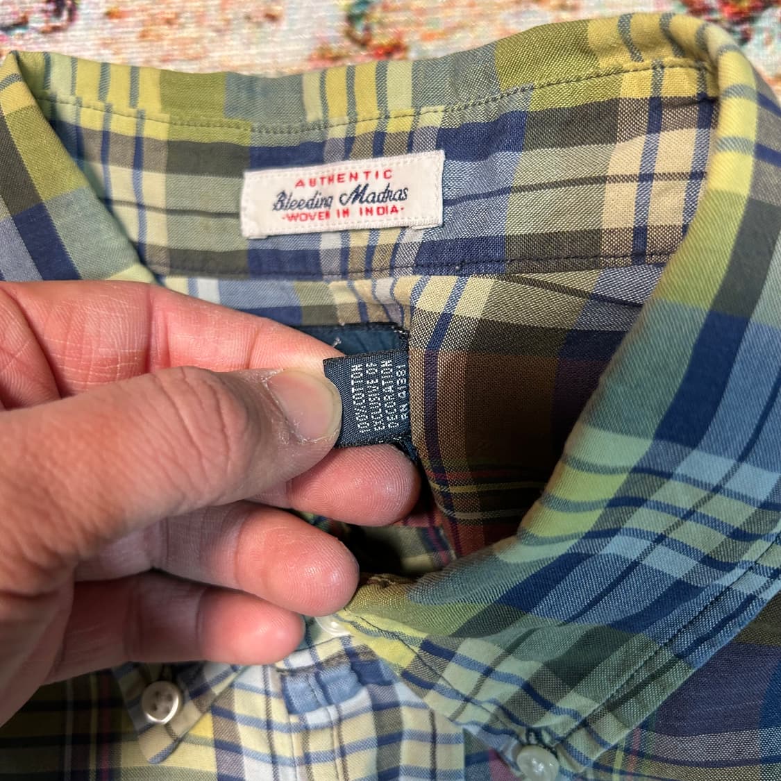 [L] 폴로 랄프로렌 어센틱 블리딩 마드라스 셔츠  상품이미지4