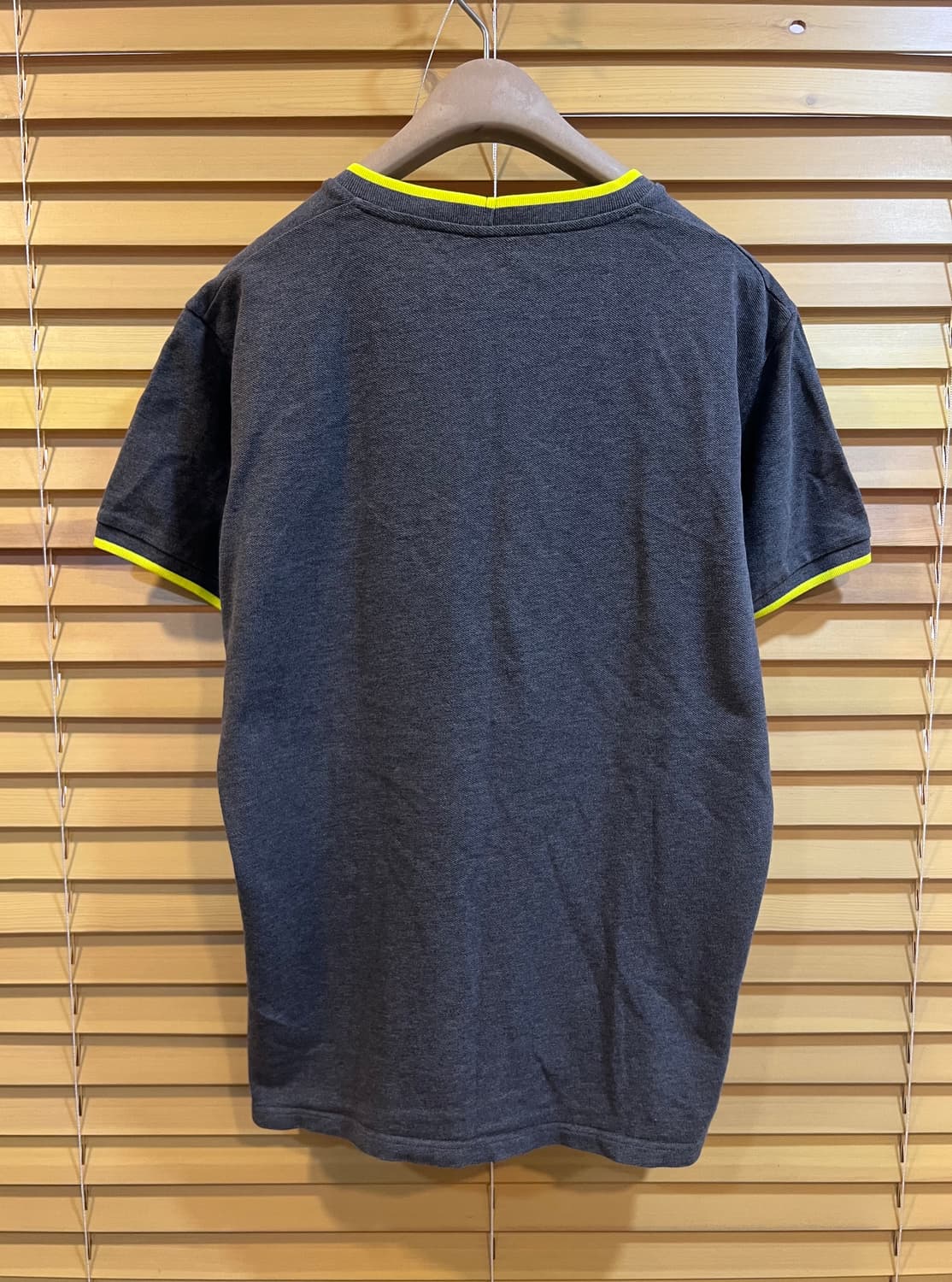 겐죠 KENZO 남성 차콜그레이 라운드티셔츠 PK티셔츠 상품이미지3