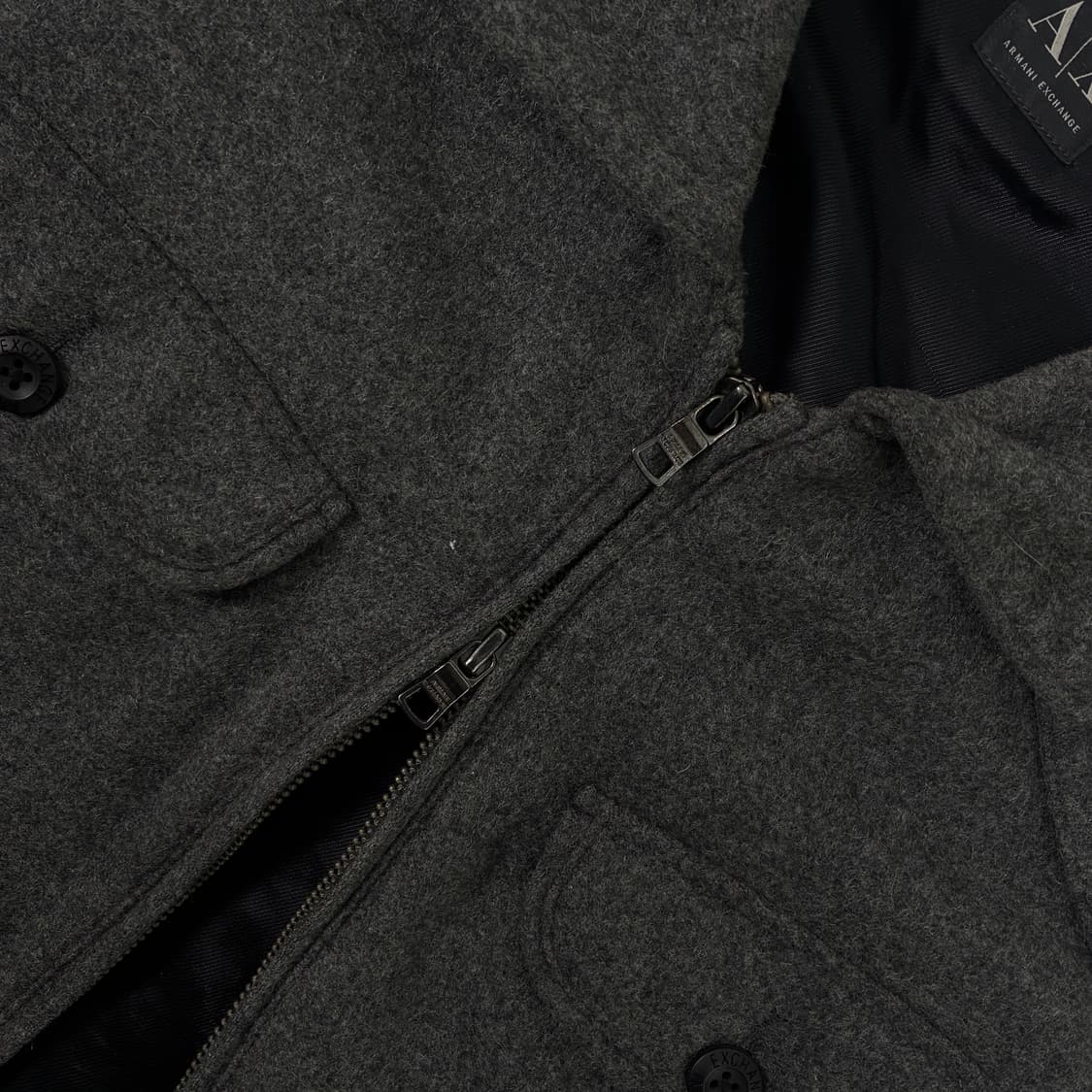 Armani Exchange 알마니 엑스체인지 그레이 울 혼방 자켓 상품이미지5