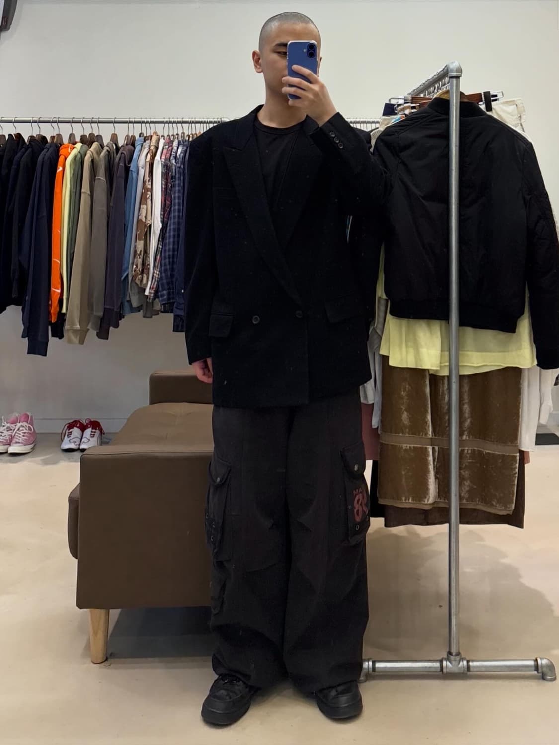 꼼데가르송 옴므  모직 더블자켓 상품이미지5