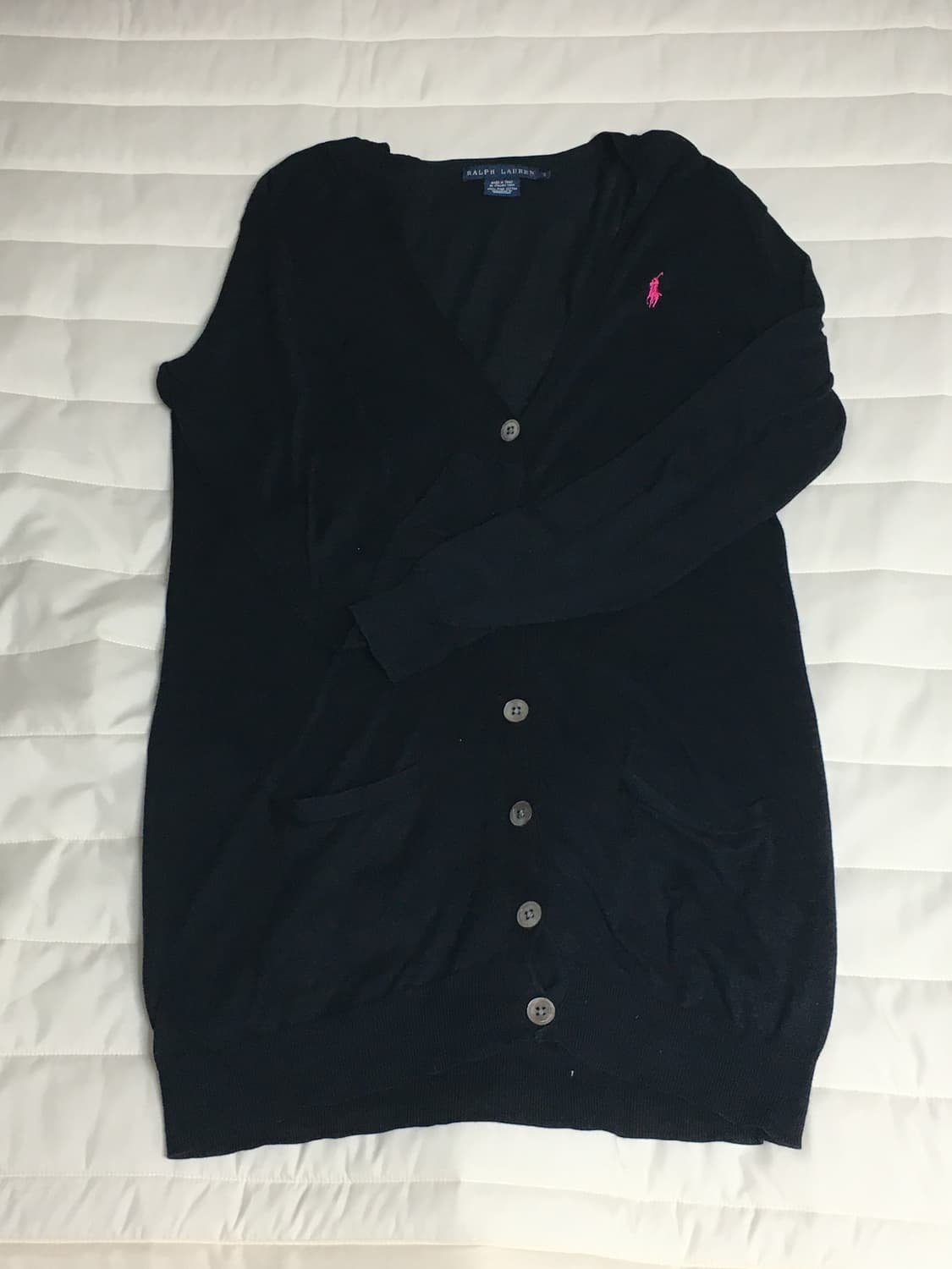 폴로 랄프로렌 네이비 가디건 S 상품이미지4