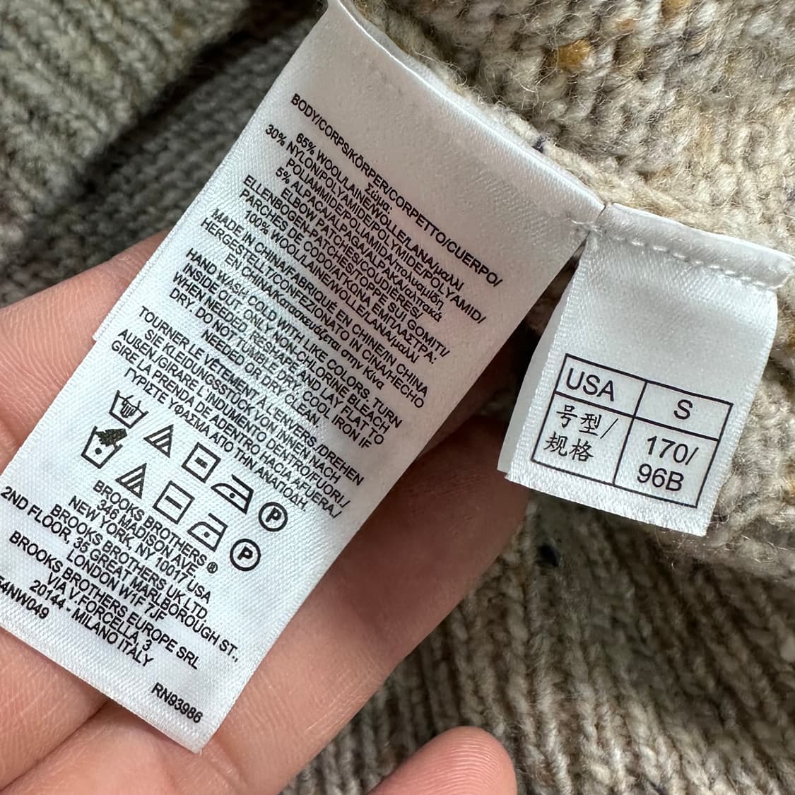 브룩스 브라더스 숄카라 가디건 상품이미지6