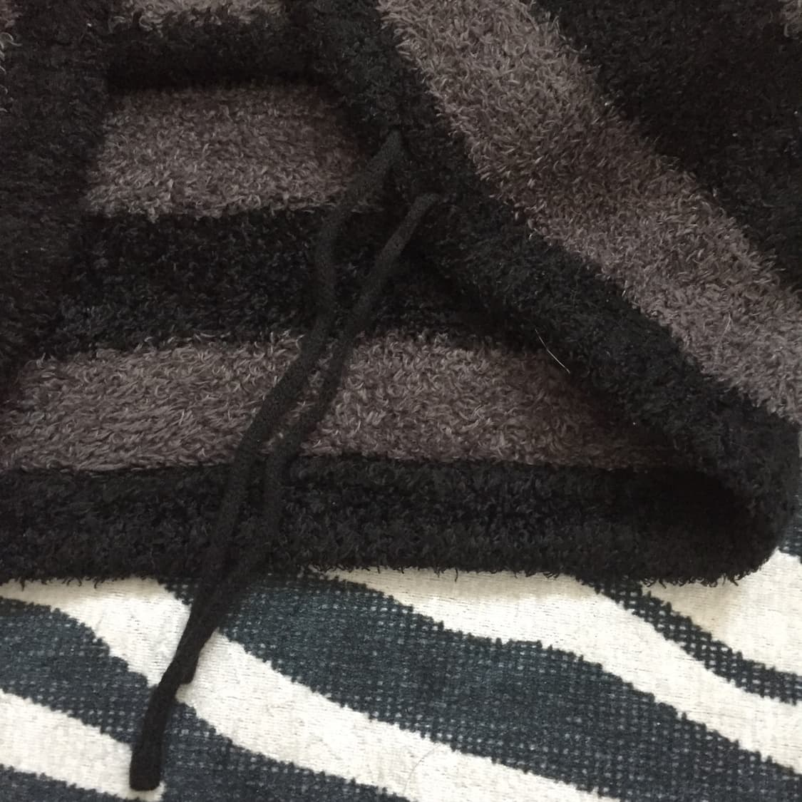 일본빈티지 니혼진깔 스트라이프 오프숄더 니트 모리걸 오네갸루 갸루 미소녀 상품이미지5