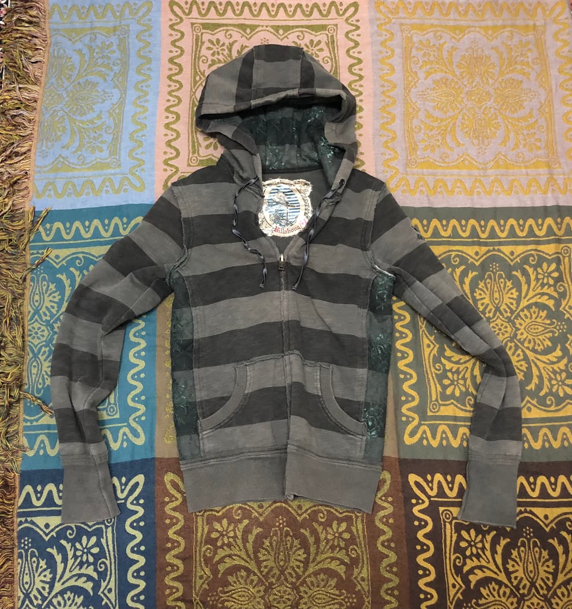 Billabong striped hood zipup 상품이미지2