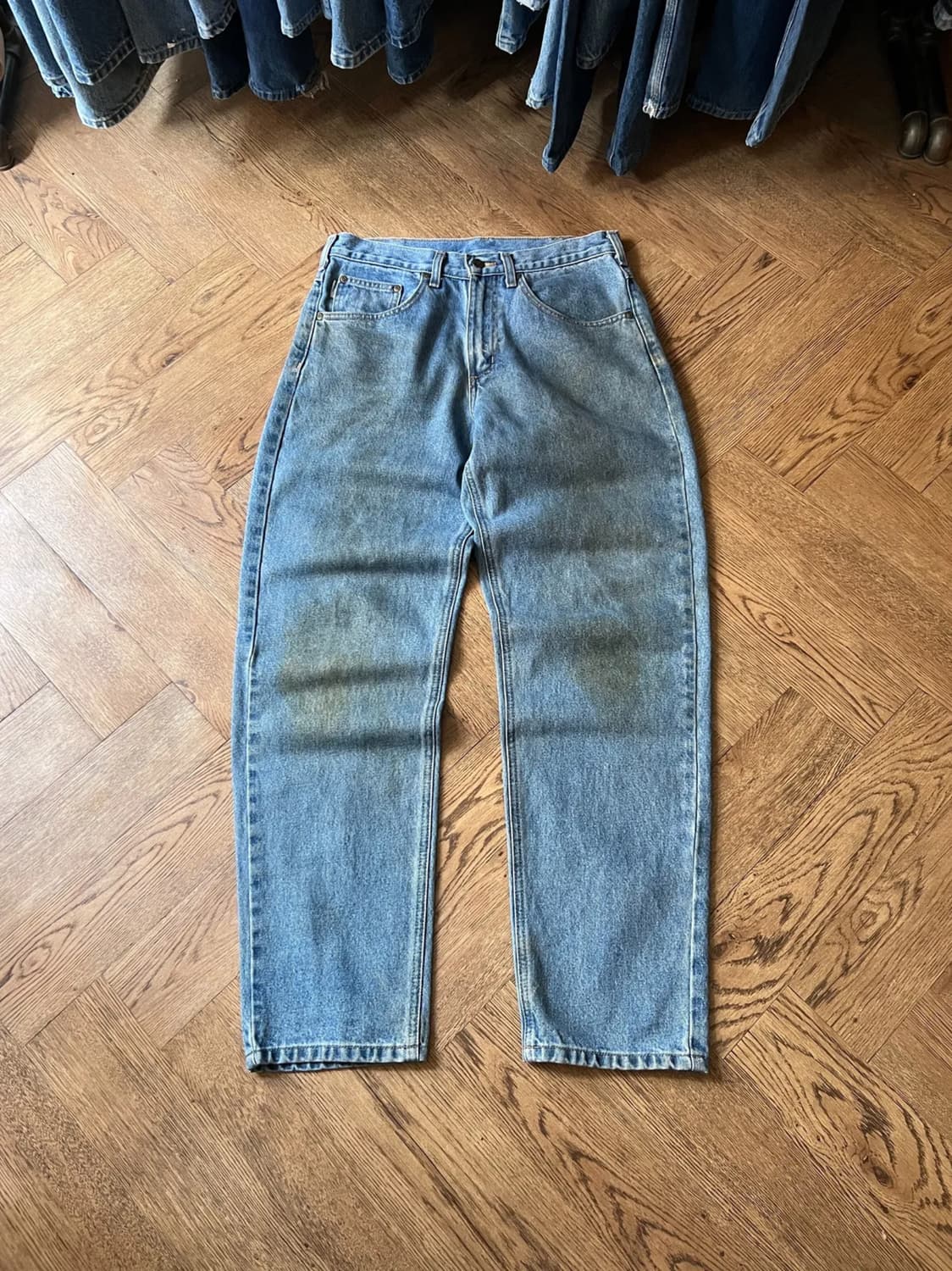 [32]칼하트 USA 더티워싱 워크 데님 팬츠 상품이미지1