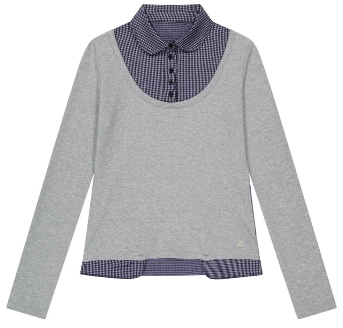 구해요) 코이세이오 리버시블 롱슬리브 멜란지그레이 상품이미지1