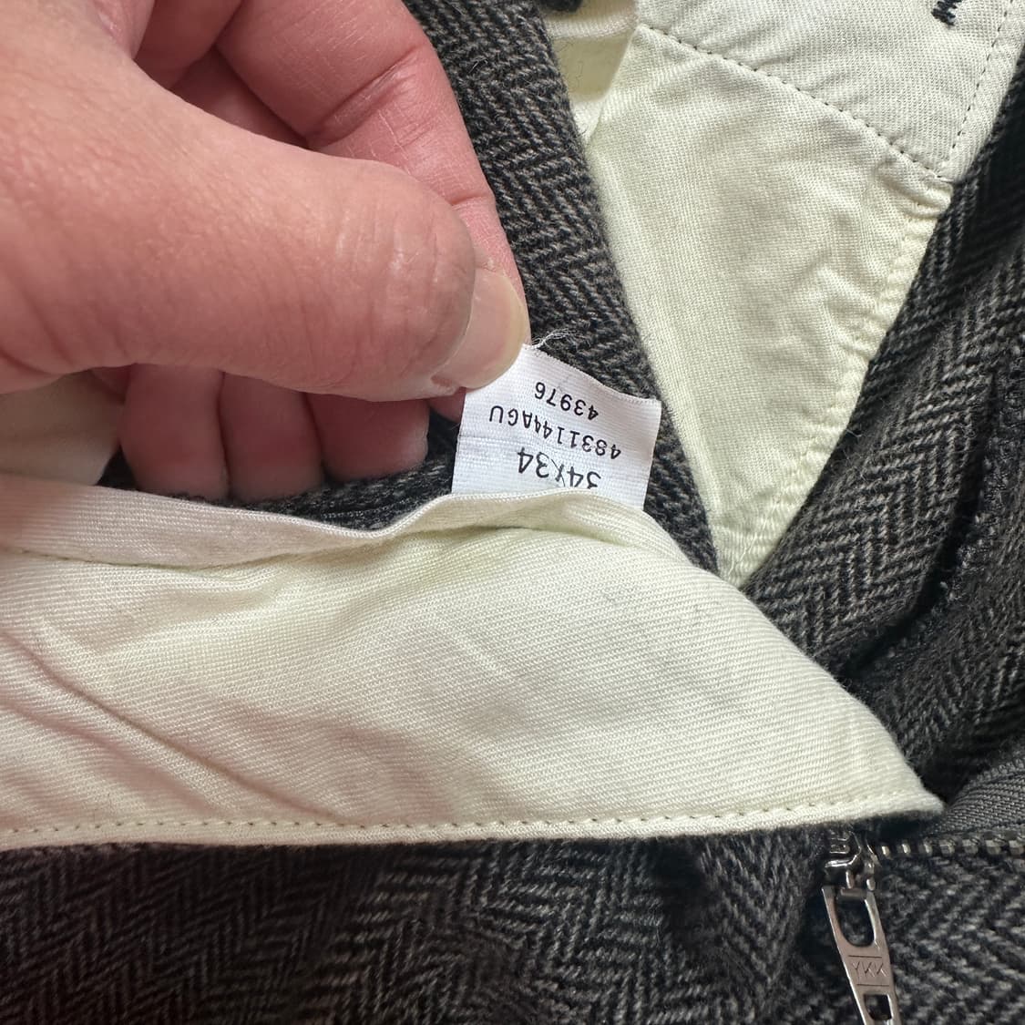 90s 폴로 랄프로렌 헤링본 울 팬츠 34 상품이미지8