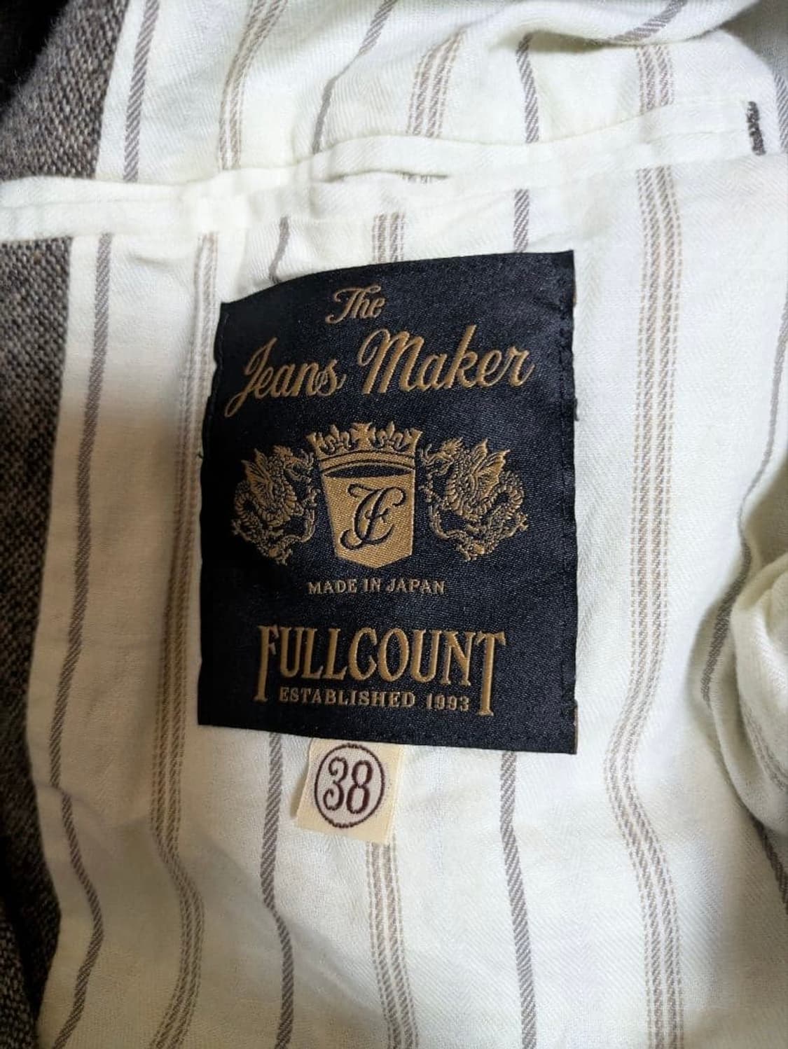 (38) 풀카운트 fullcount 울 블레이저 자켓 상품이미지5