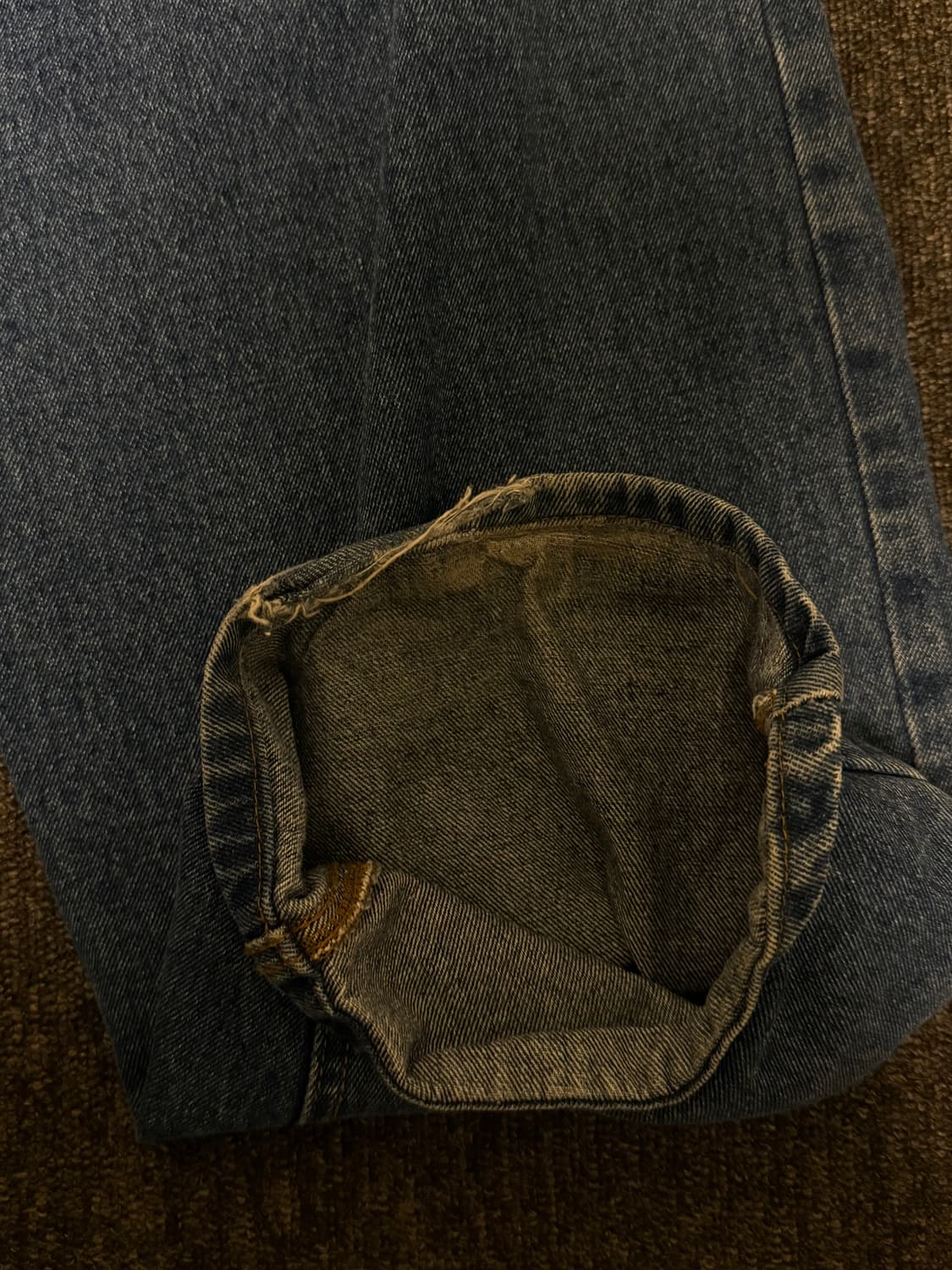 [34] 오베이 중청 데님 배기핏 상품이미지7