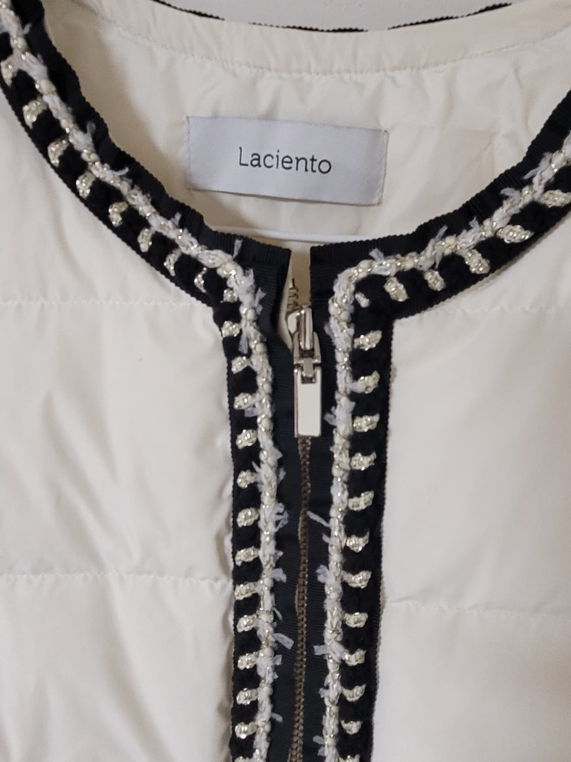 라씨엔토 구스 트위드패딩  점퍼 상품이미지4