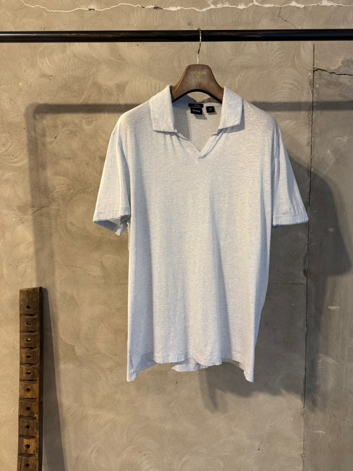 휴고보스 오픈칼라넥 티셔츠 100~105 상품이미지1