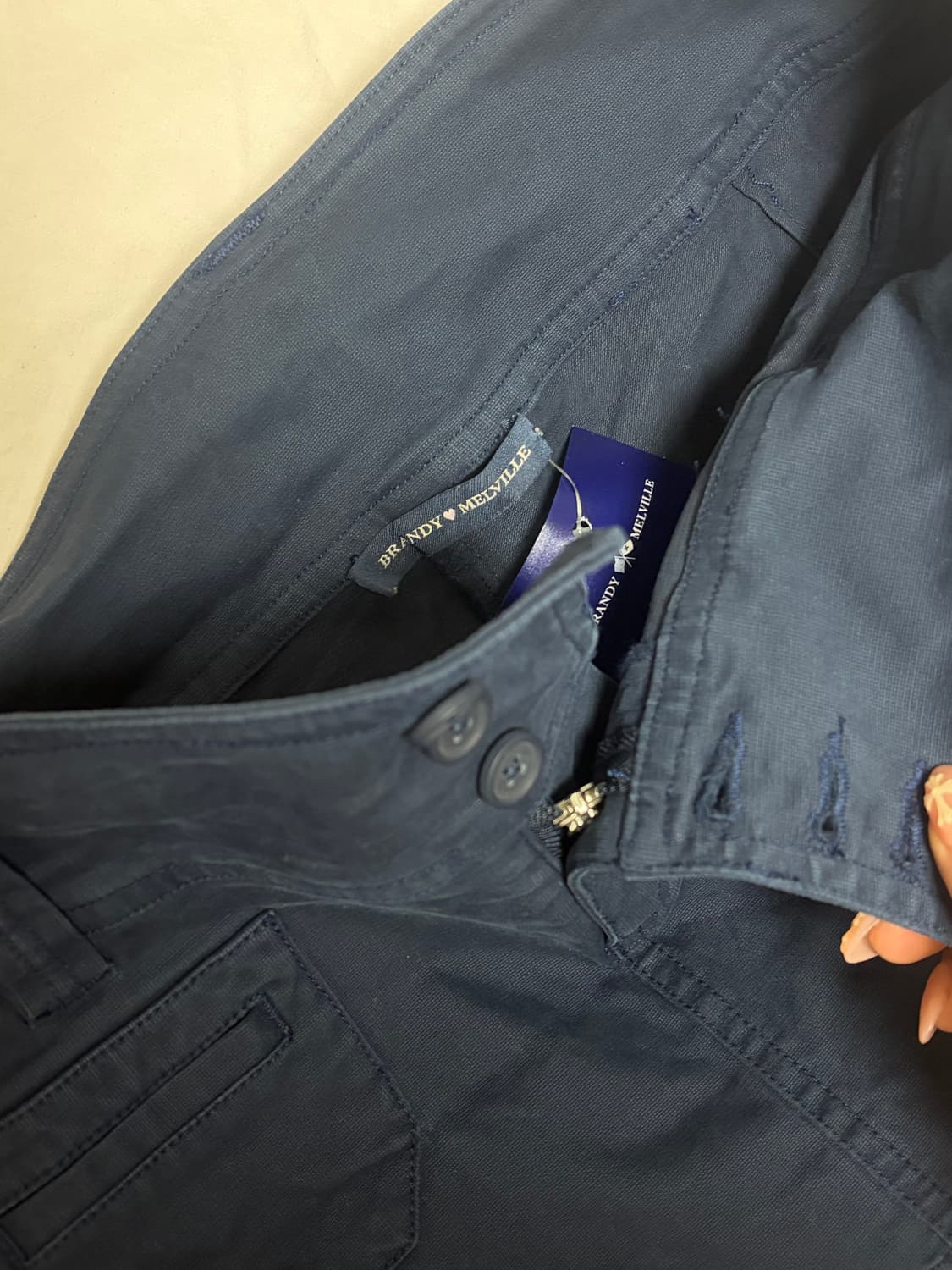 브랜디멜빌 네이비 스커트 상품이미지3