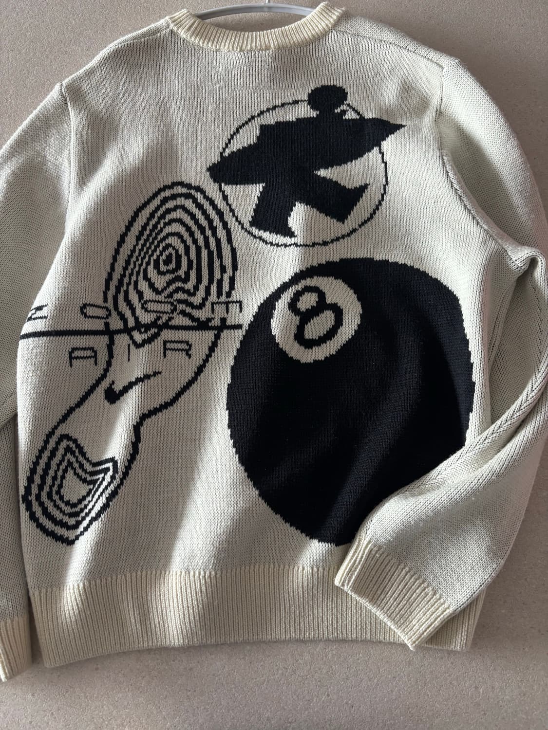 Nike × Stussy NRG LS Knit Sweater Fossil 상품이미지3