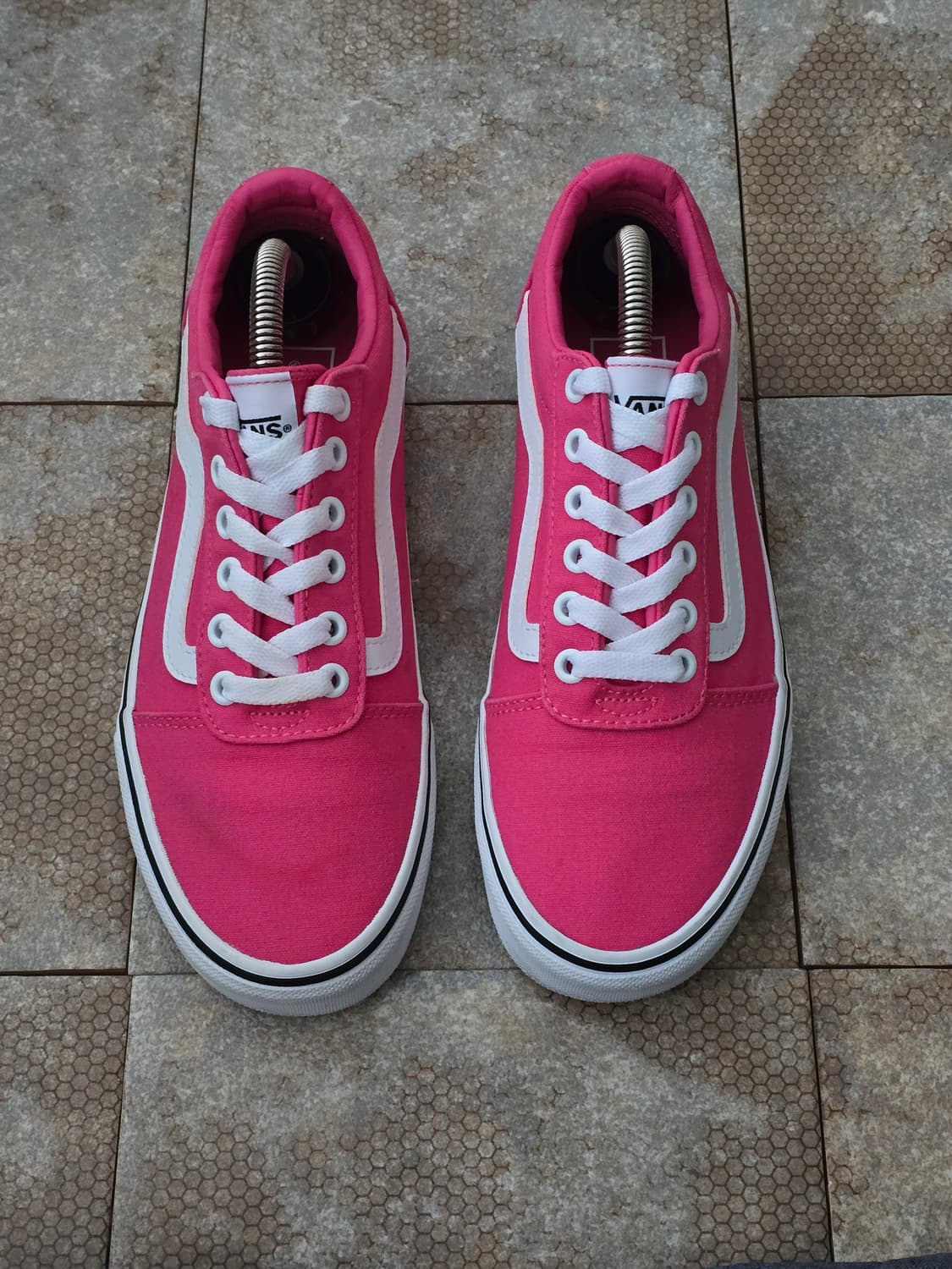 (240)반스 워드 캔버스 핑크  상품이미지2