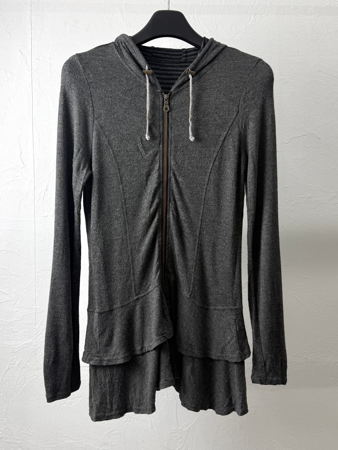 Oe-ro:z 투웨이 레이어드 후드 집업 상품이미지2