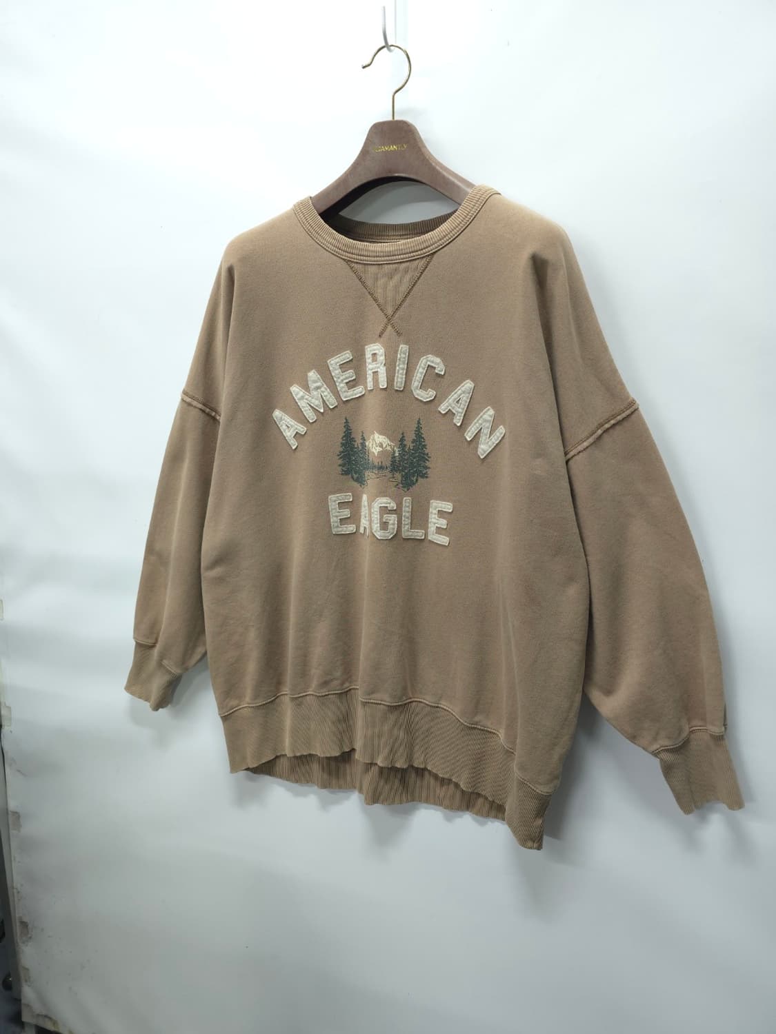 (빅사이즈) 아메리칸이글 펠트로고 맨투맨 (120~125) 상품이미지2