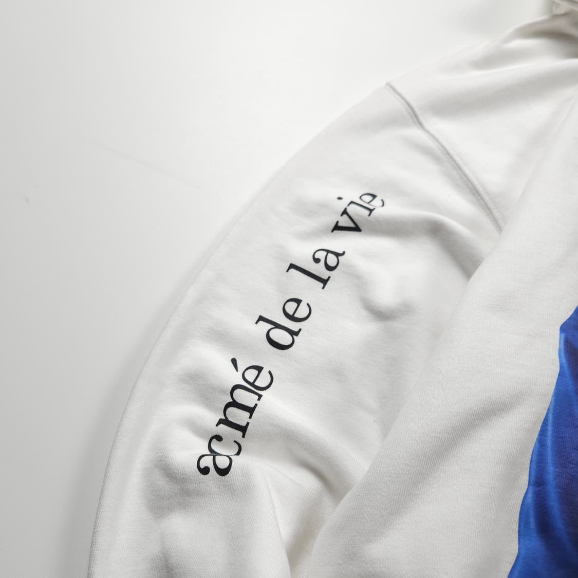 아크메드라비 빅로고 프린팅 박시핏 후드 티셔츠 (L) 상품이미지3