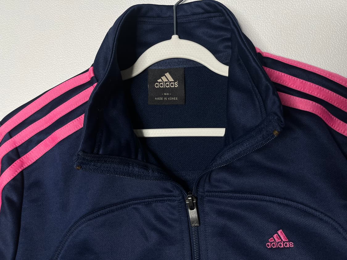 아디다스 핑크 삼선 트레이닝복 세트 상품이미지3