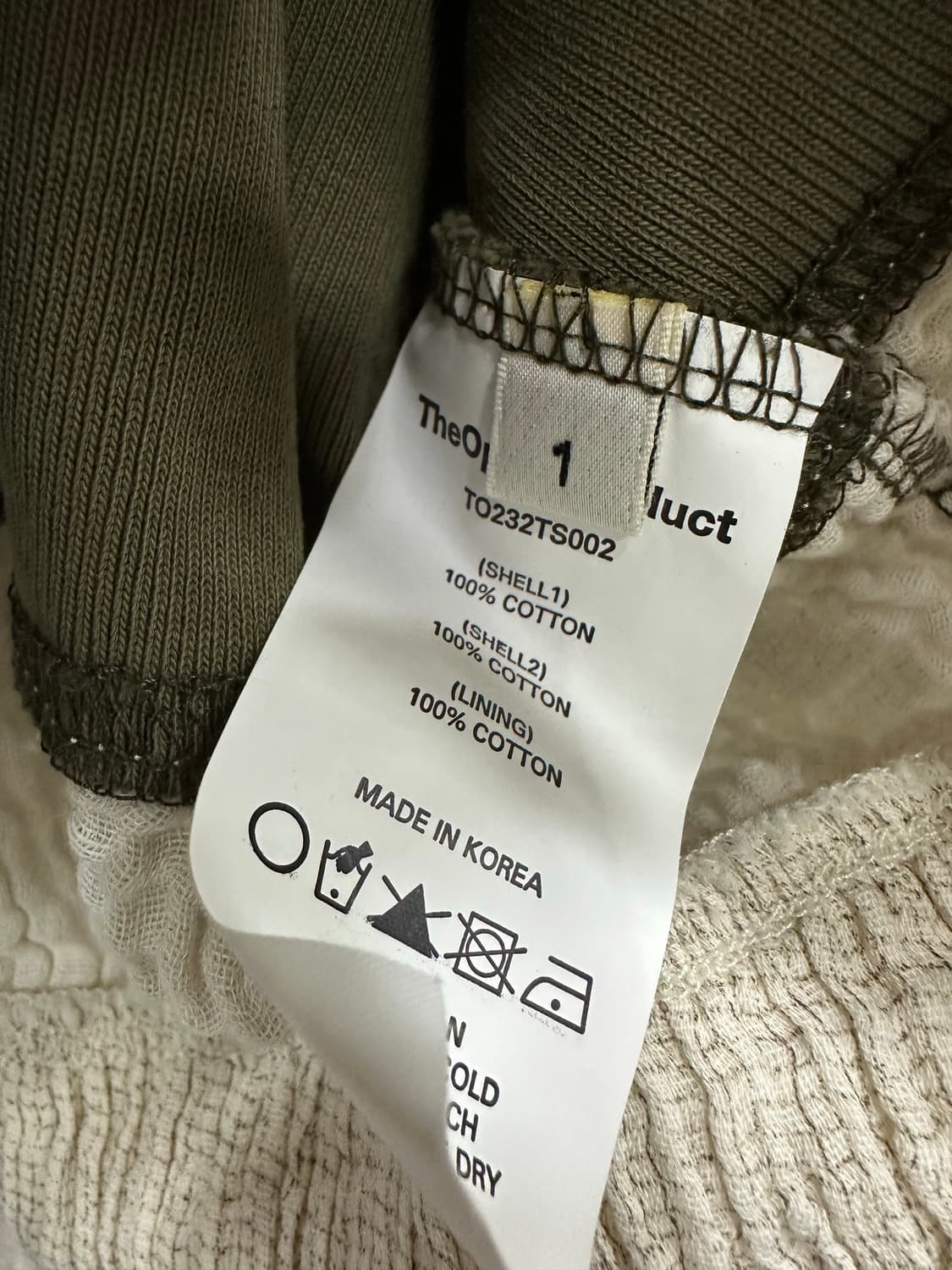 더오픈프로덕트 크롭 후드 상품이미지8