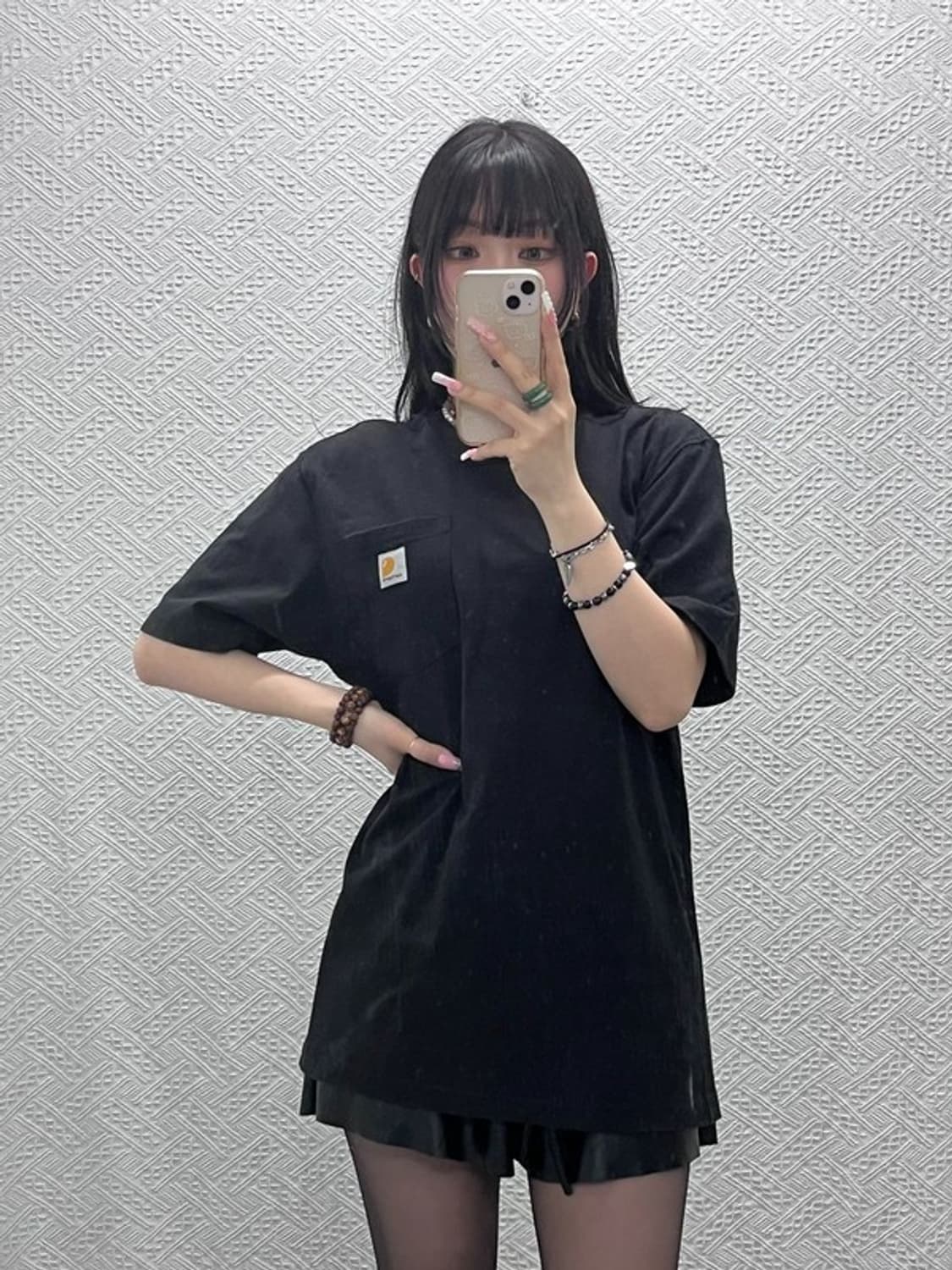 칼하트 빈티지 캐주얼 포켓로고 워크 반팔티 S C12222 상품이미지2
