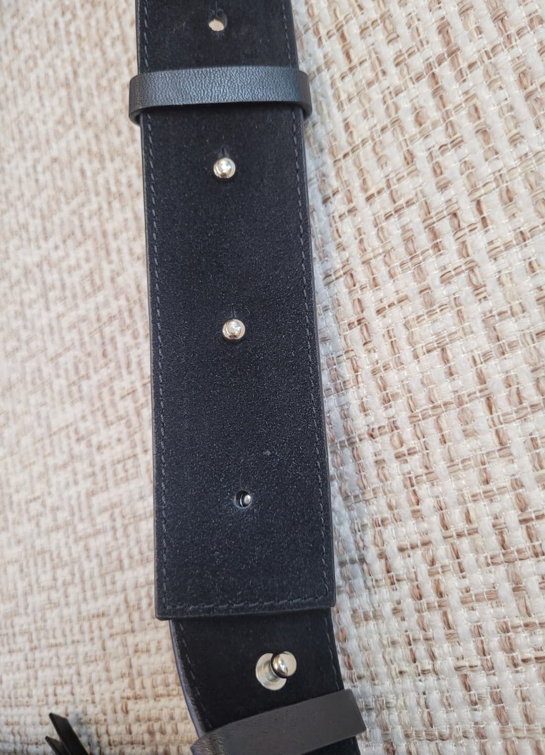 마뗑킴 블랙 스웨이드 숄더백 상품이미지7