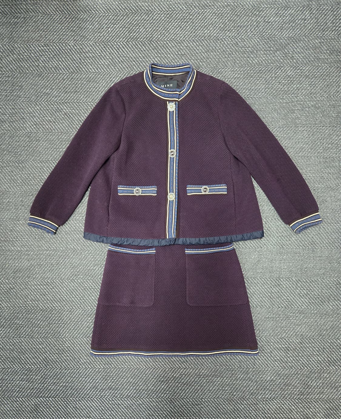 한섬 마인 MINE 자켓 스커트 셋업 상품이미지1