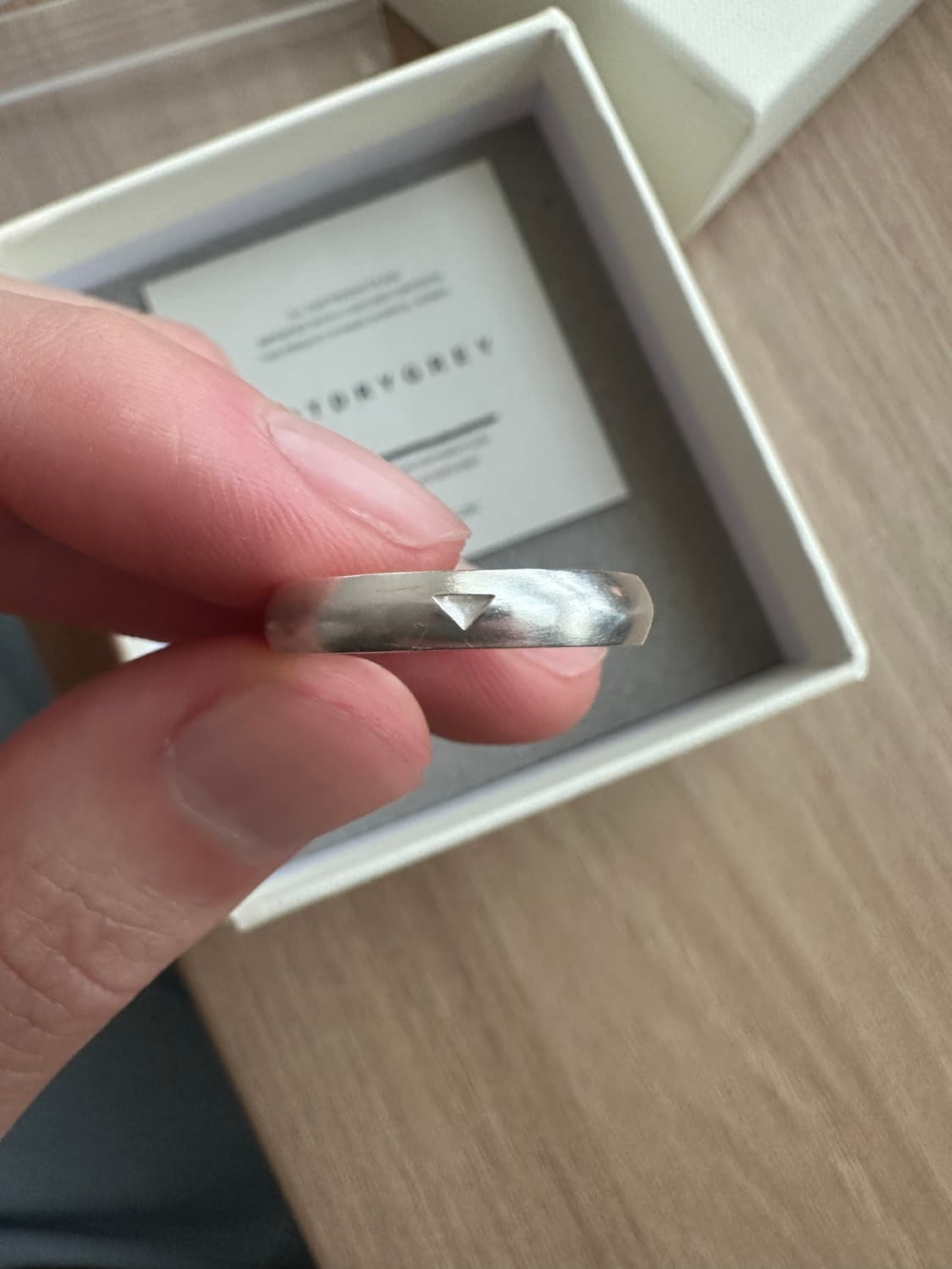 hotdrygrey핫드라이그레이 스탬프 실버 반지 상품이미지4