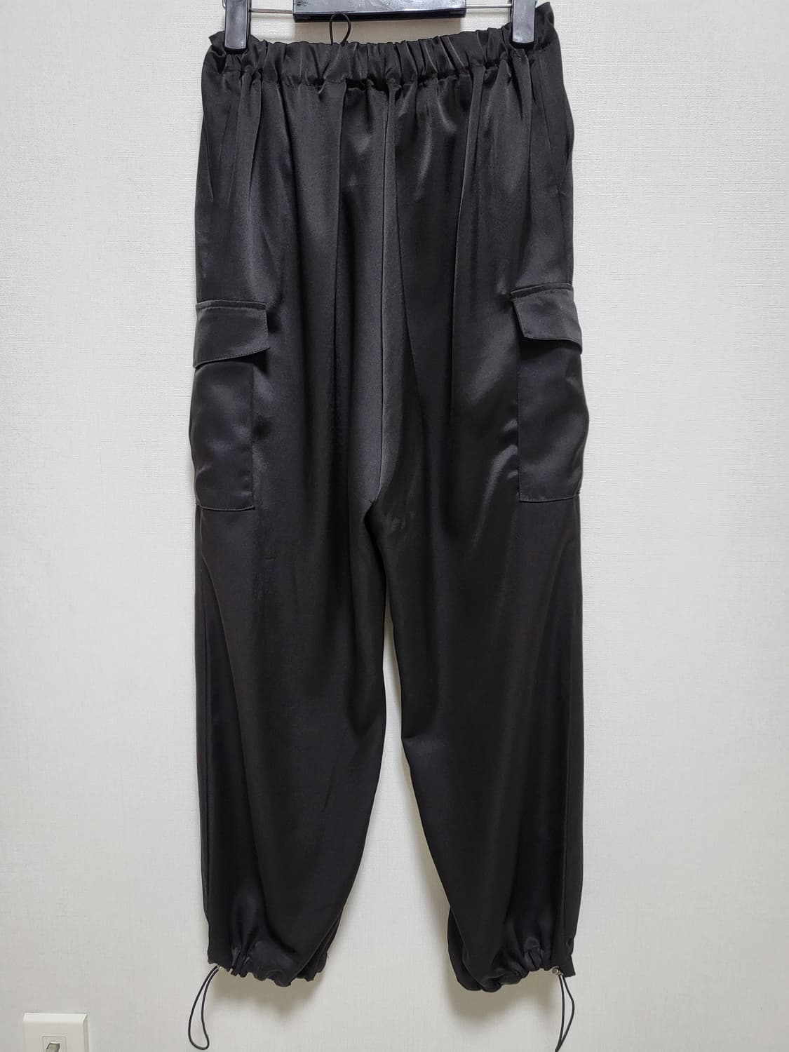 수입제품 새틴 밴딩 루즈핏 팬츠 새제품 55-77 상품이미지6