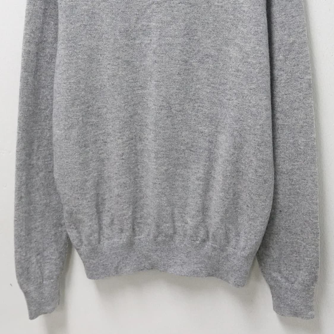 유니클로 캐시미어 그레이 니트 61385 상품이미지6