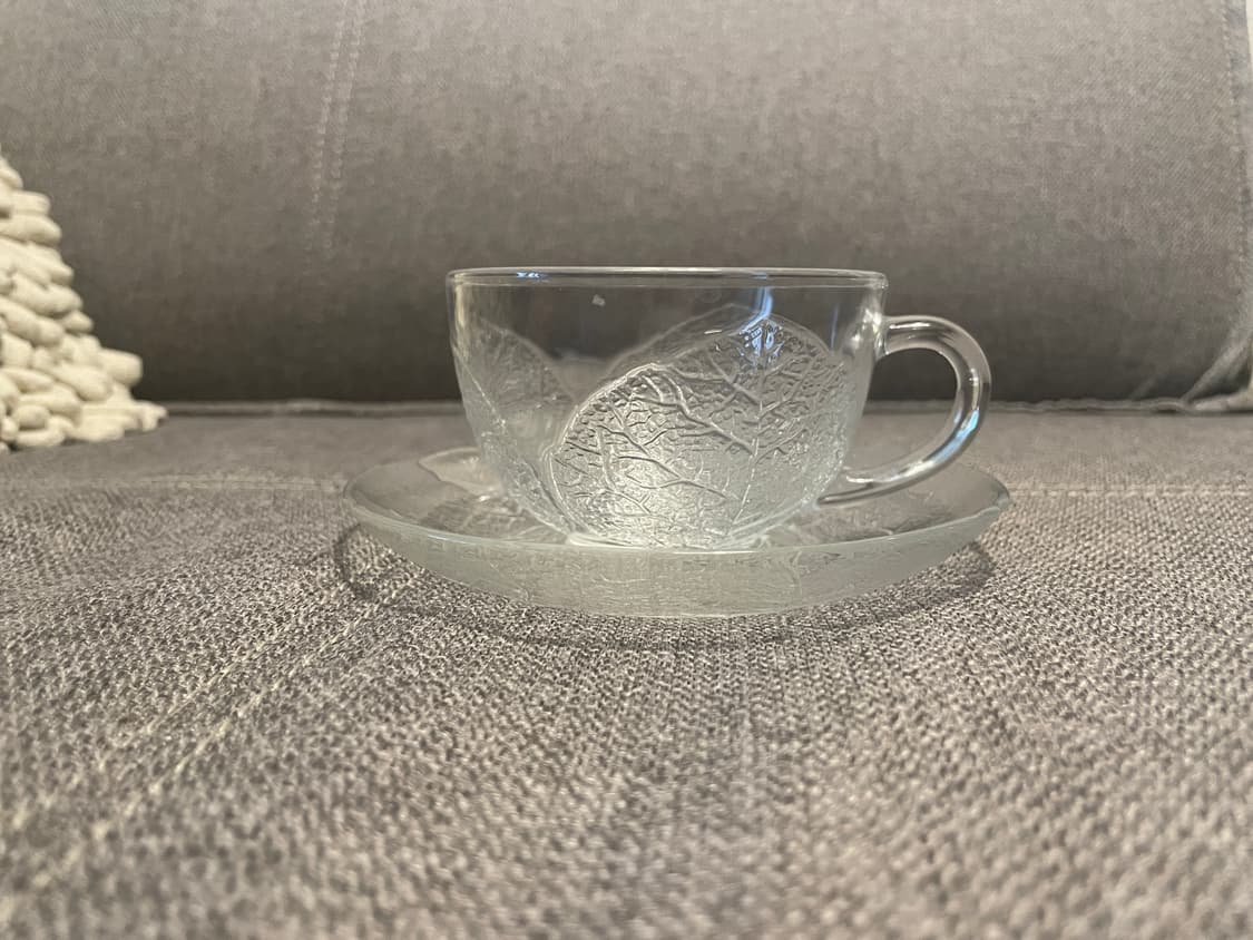 프랑스 acoroc 빈티지 글라스 커피잔 6pc  상품이미지3