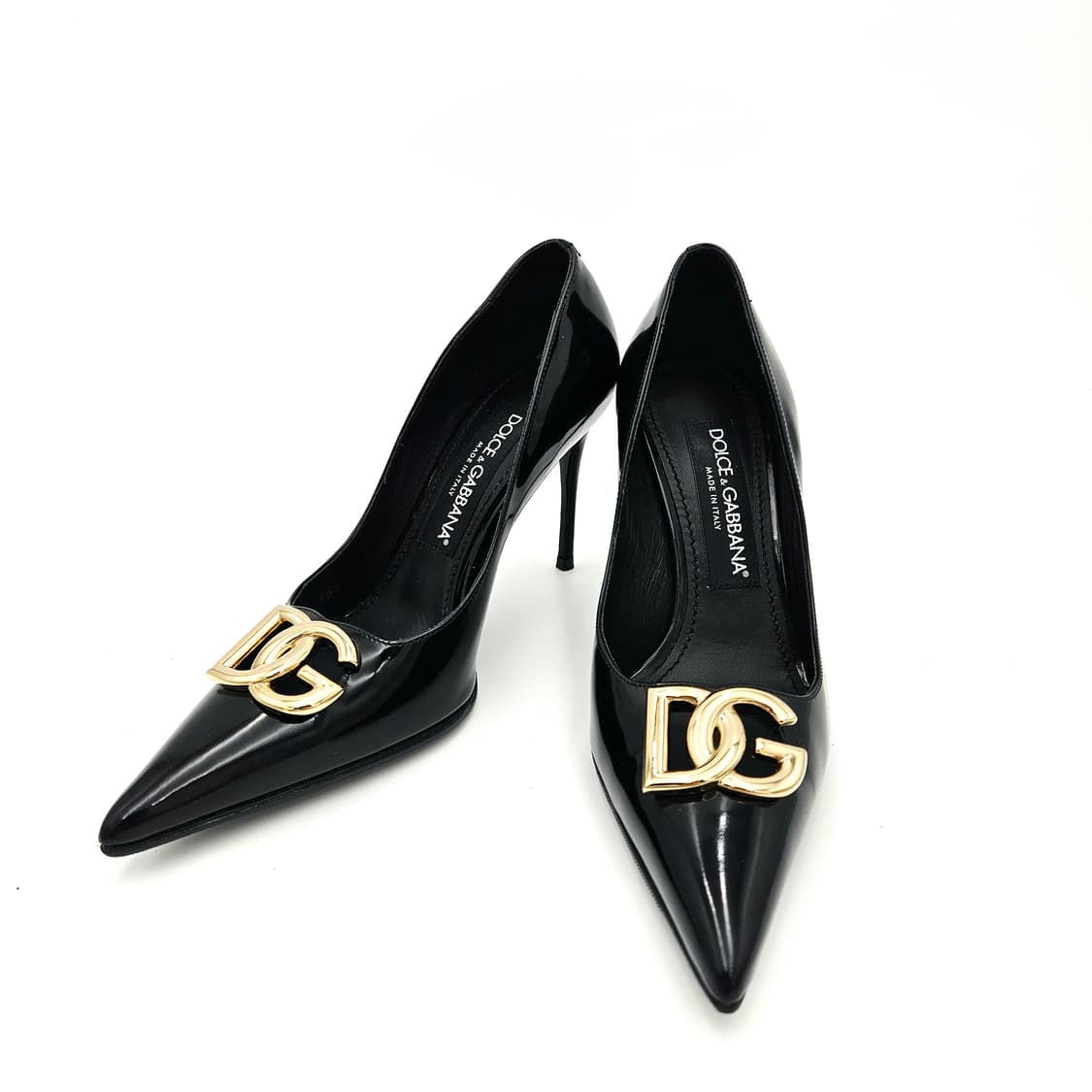 돌체앤가바나 DG 로고 페이던트 펌프스 힐 35.5 상품이미지2