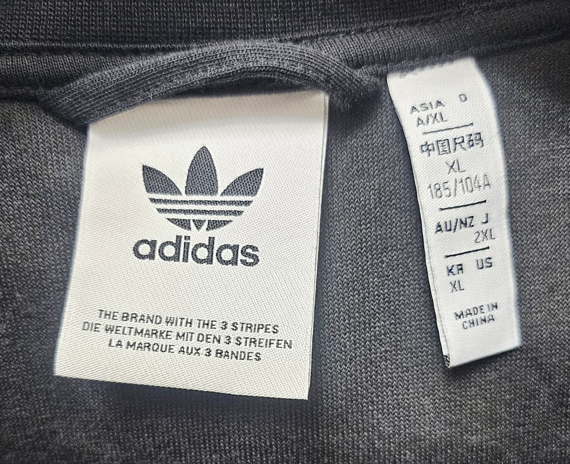 (105~110)XL아디다스 슈퍼스타 금장자수 [검흰] 벨루어 트랙탑져지 상품이미지2