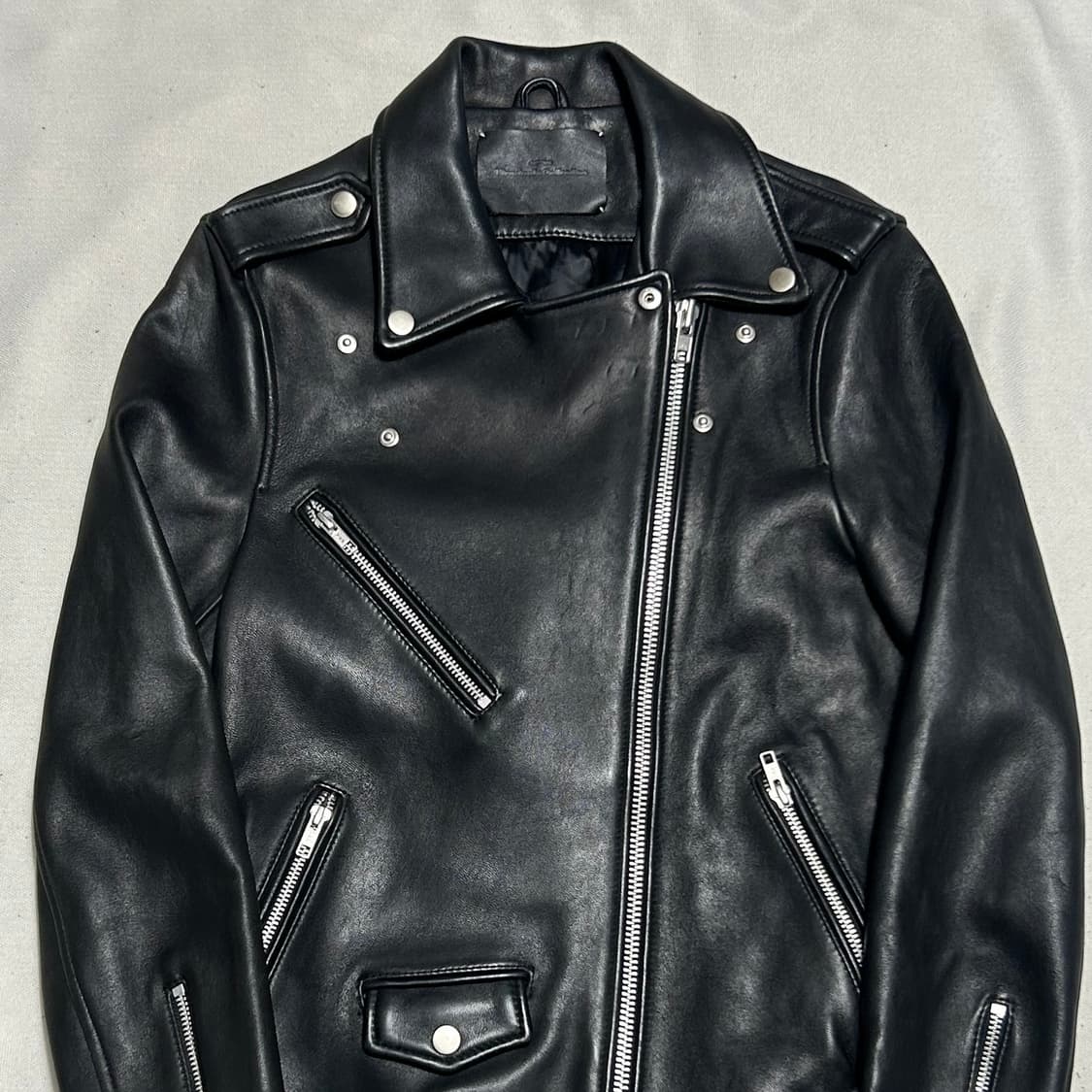 비바스튜디오 블랙 라이더 가죽 자켓 상품이미지1