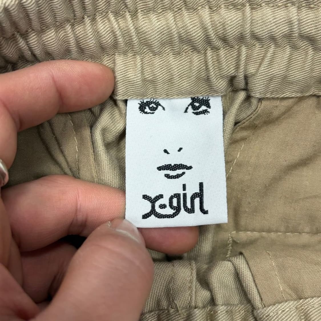 엑스걸 자수패치 조거팬츠 v2497  상품이미지8