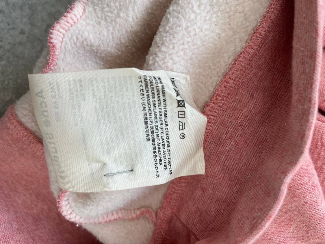 아크네 스튜디오 핑크 후드티 S 상품이미지5