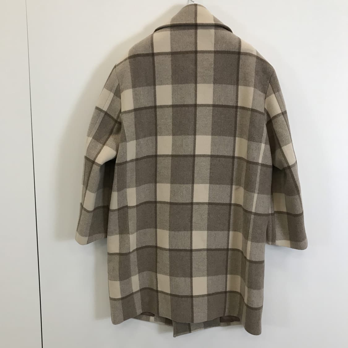 지오송지오 캐시미어 체크 모직코트 [105] 상품이미지3