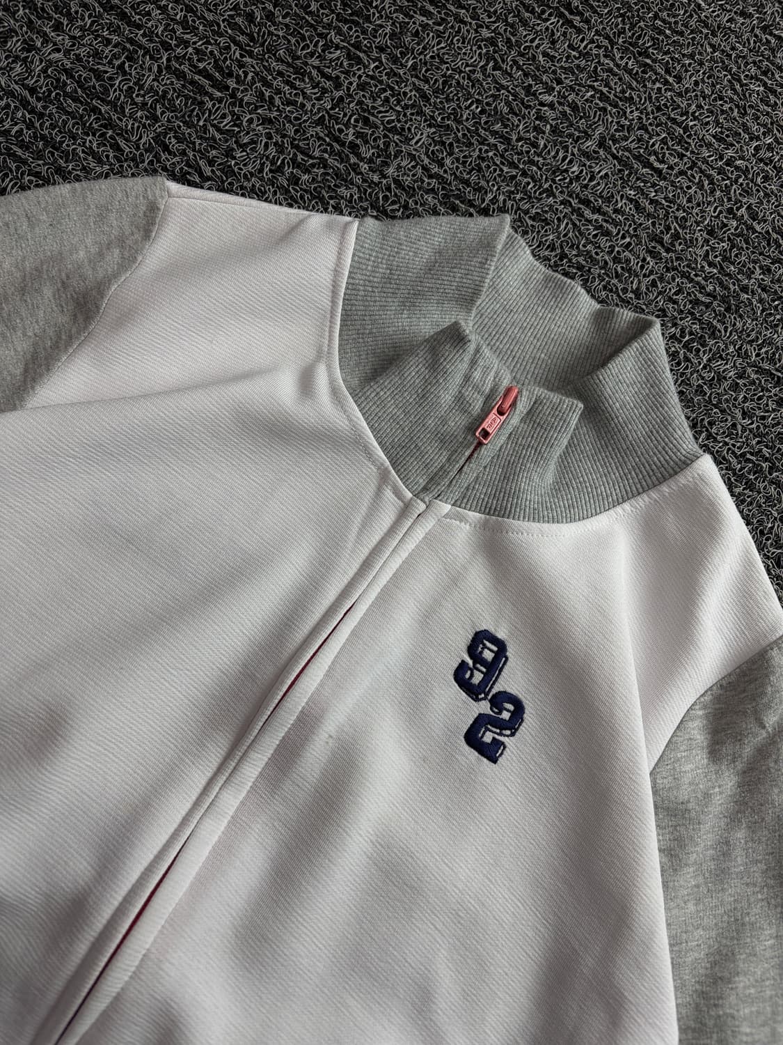 아베크롬비 Y2K 빈티지 배색 니트 집업 4213 상품이미지3