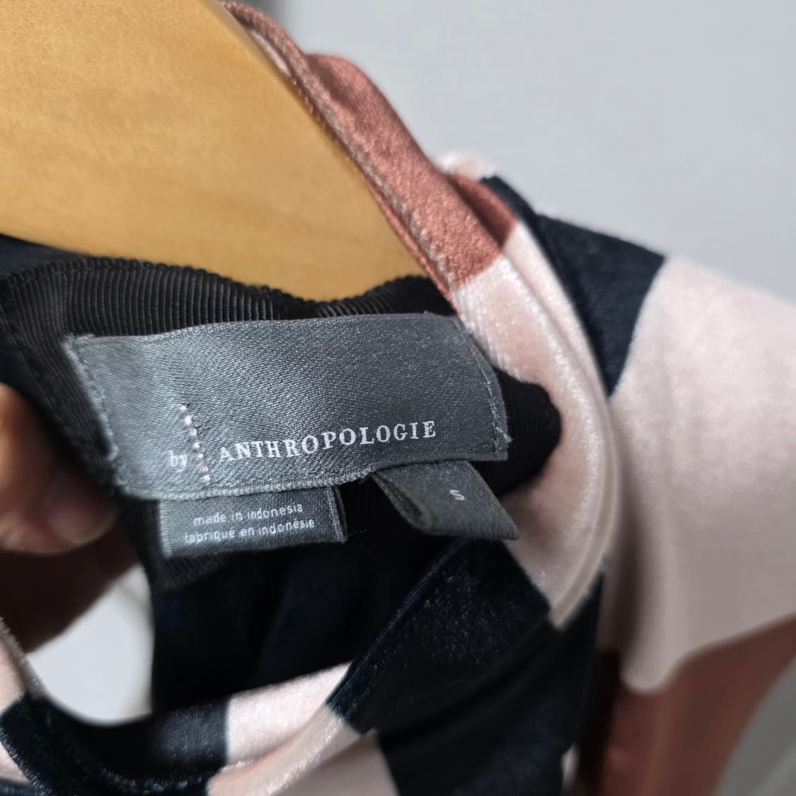 Anthropologie기하학 패턴 롱 슬리브리스 원피스 상품이미지9